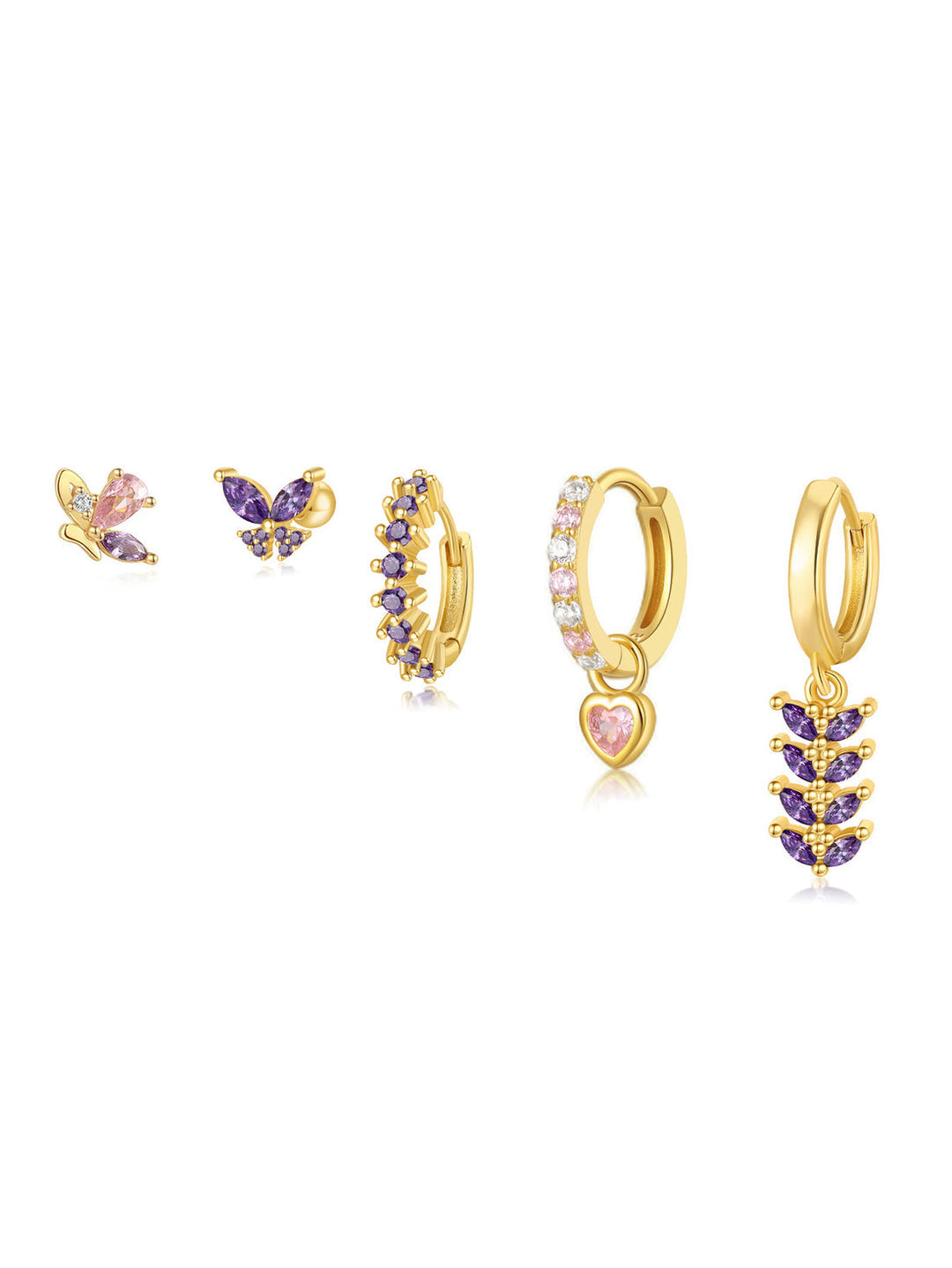 Greta – Zarte goldene Ohrringe mit dezentem Schwung.