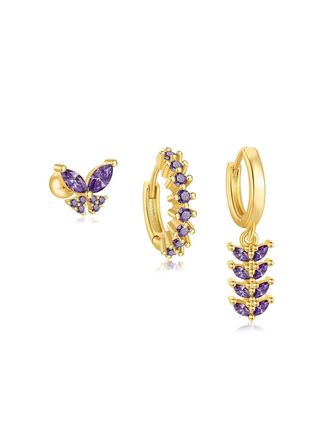 Greta – Zarte goldene Ohrringe mit dezentem Schwung.