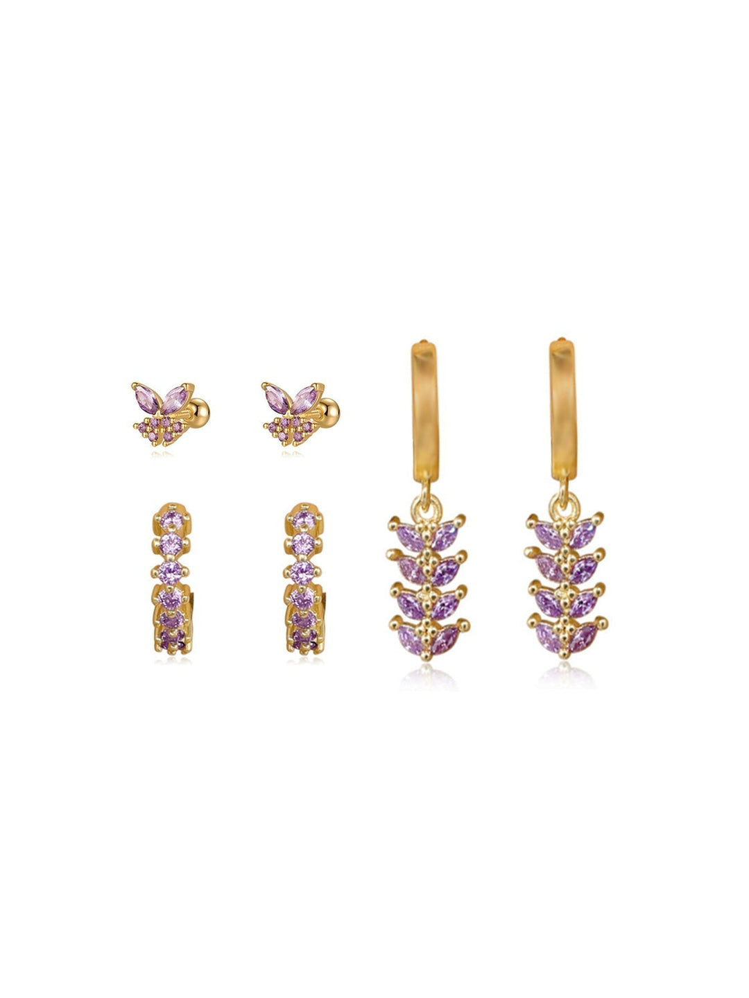 Greta – Zarte goldene Ohrringe mit dezentem Schwung.