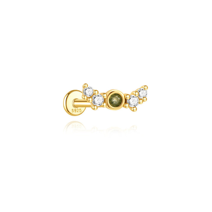 Romina – Goldene Ohrringe mit verspieltem Charme.