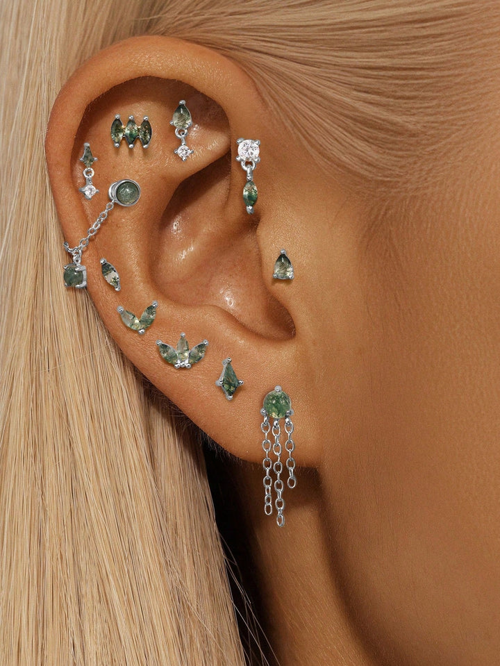 Sophie-Marie – Zarte goldene Ohrringe mit Bewegung.