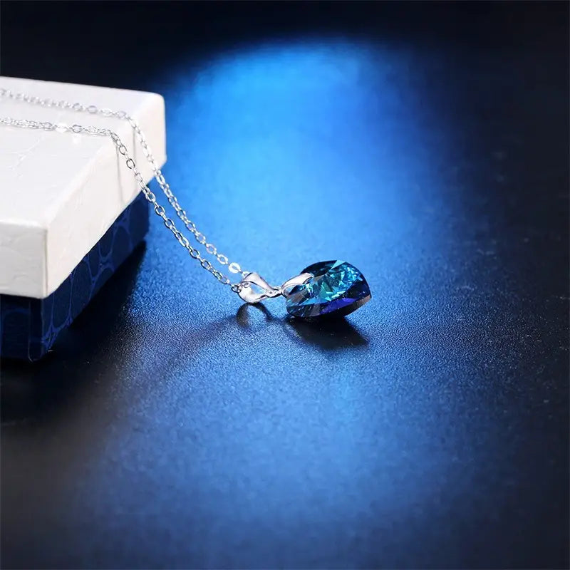 Selina – Saphir Tropfenohrringe