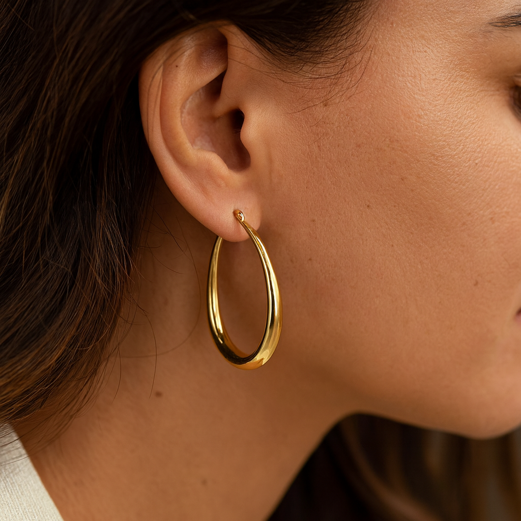 Martina - Exklusive Vintage-Ohrringe aus Gold