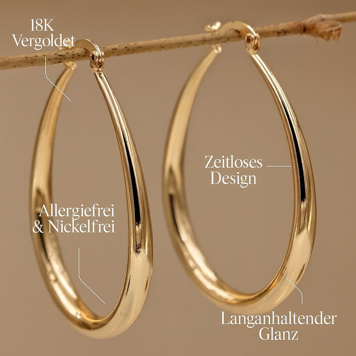 Martina - Exklusive Vintage-Ohrringe aus Gold