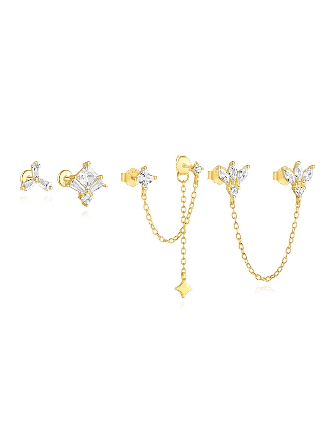 Leonie-Klara – Zarte goldene Ohrringe.