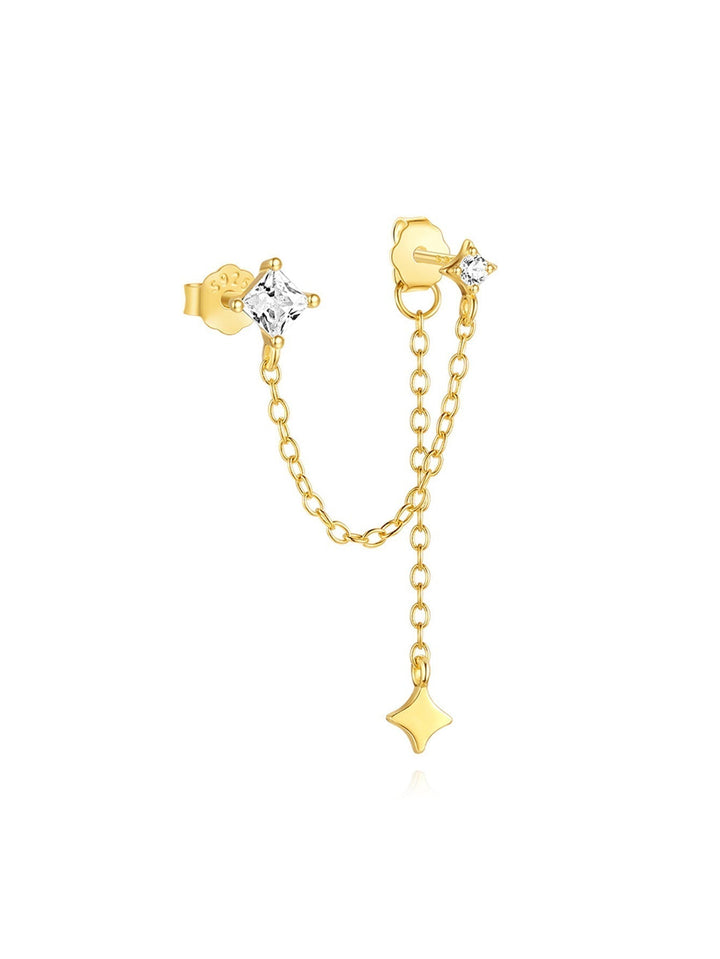 Leonie-Klara – Zarte goldene Ohrringe.