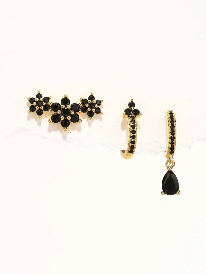 Sabine – Goldene Ohrringe im modernen Stil.