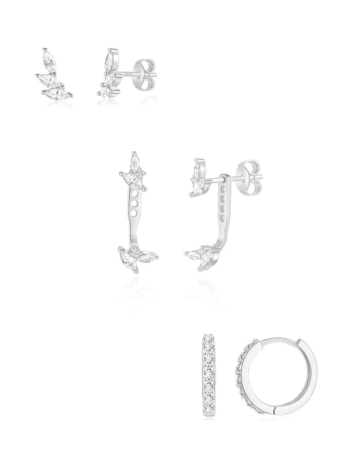 Tanja – Zarte goldene Ohrringe mit klarer Linie.