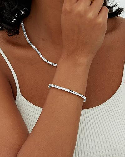 Moissanit Tennisarmbänder