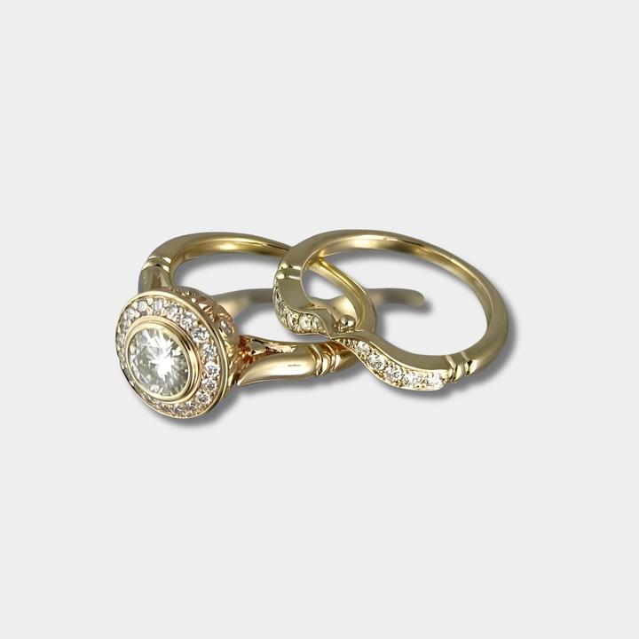 Lena - Vintage Goldring-Set