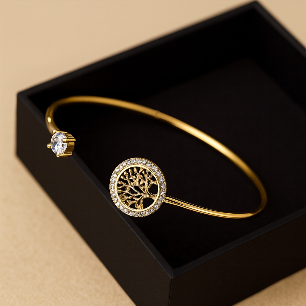 Sara - Verstellbares Armband Lebensbaum