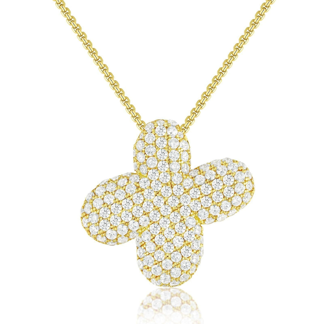 Frieda – Goldkette mit organischem Anhänger.