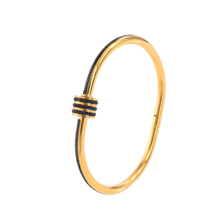 Armband Tessandra Virelli Schwarz | Gold