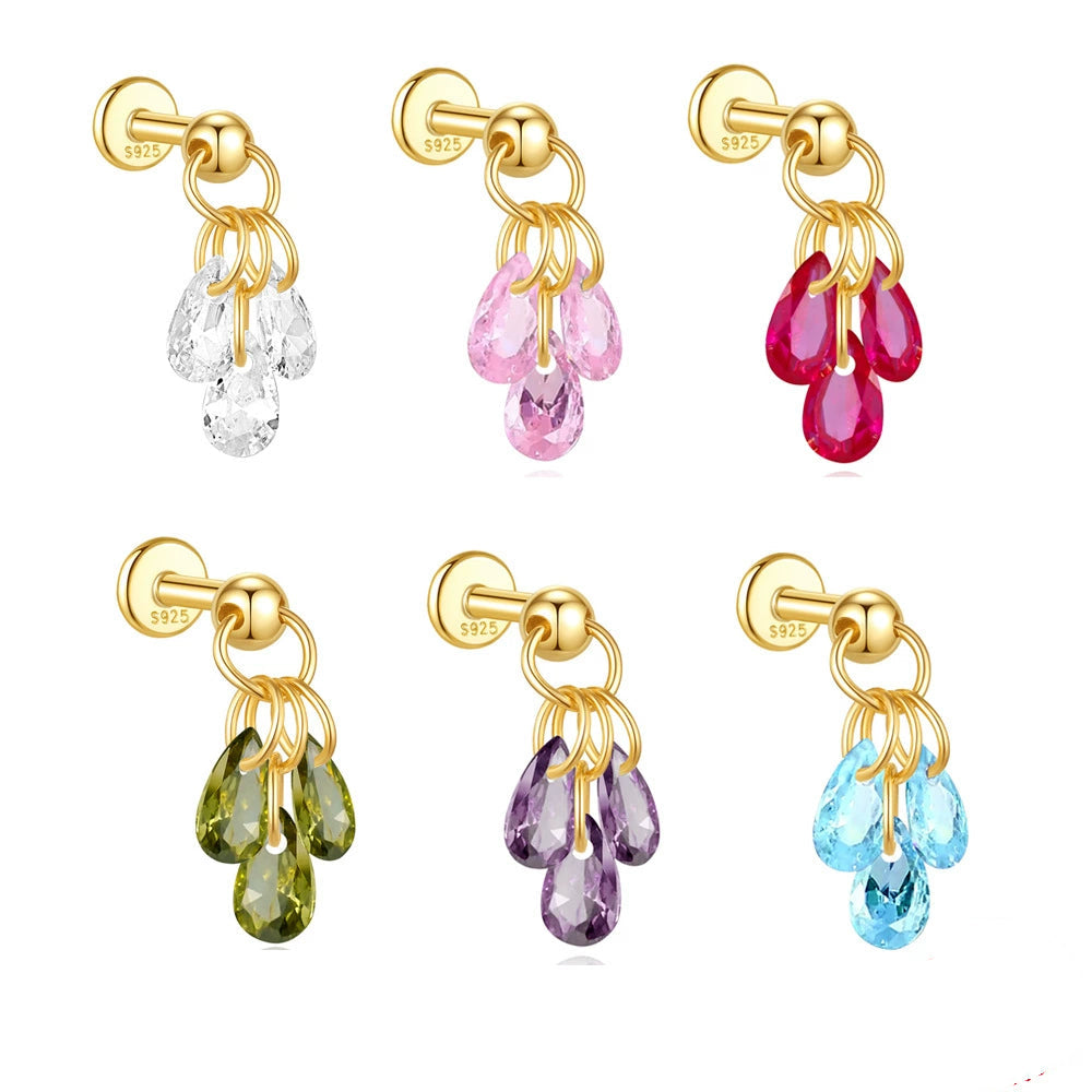 Jasmin – Goldene Ohrringe mit einfacher Raffinesse.