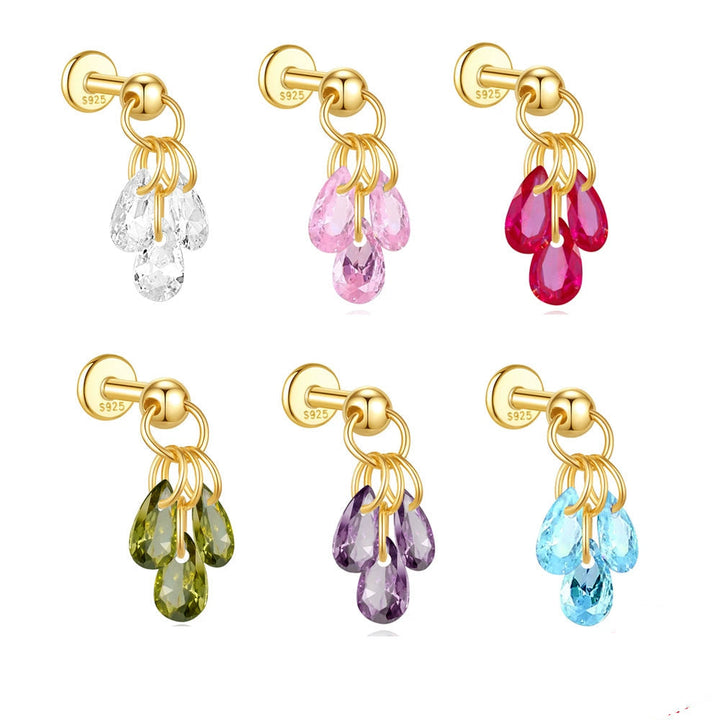 Jasmin – Goldene Ohrringe mit einfacher Raffinesse.