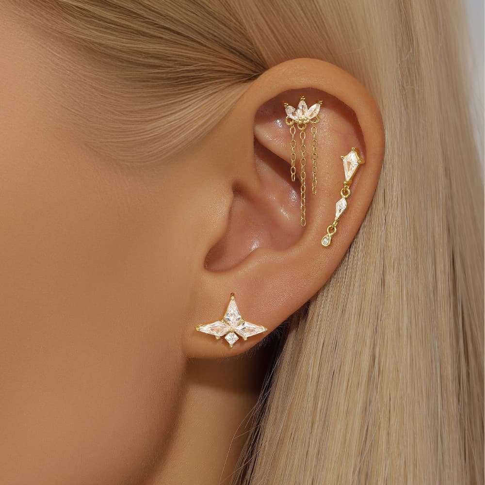 Leonie – Feine Ohrringe mit Glanz.