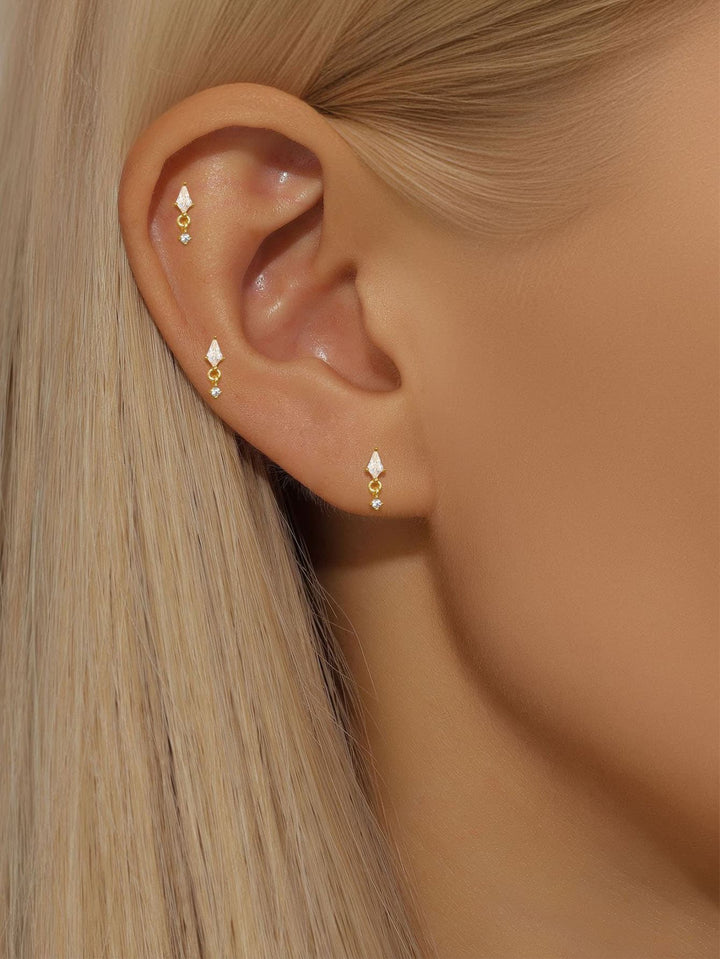 Sophie – Zarte goldene Ringe mit sanftem Glanz.