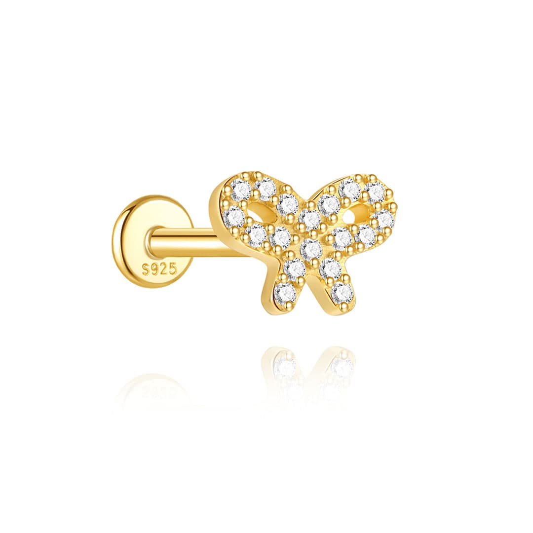 Marlene – Goldene Ohrringe mit klarer Charakteristik.