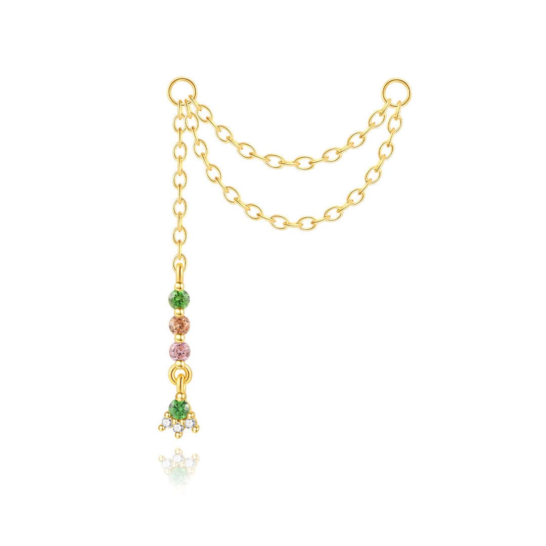 Nina – Kleine goldene Ohrringe mit urbanem Charme.