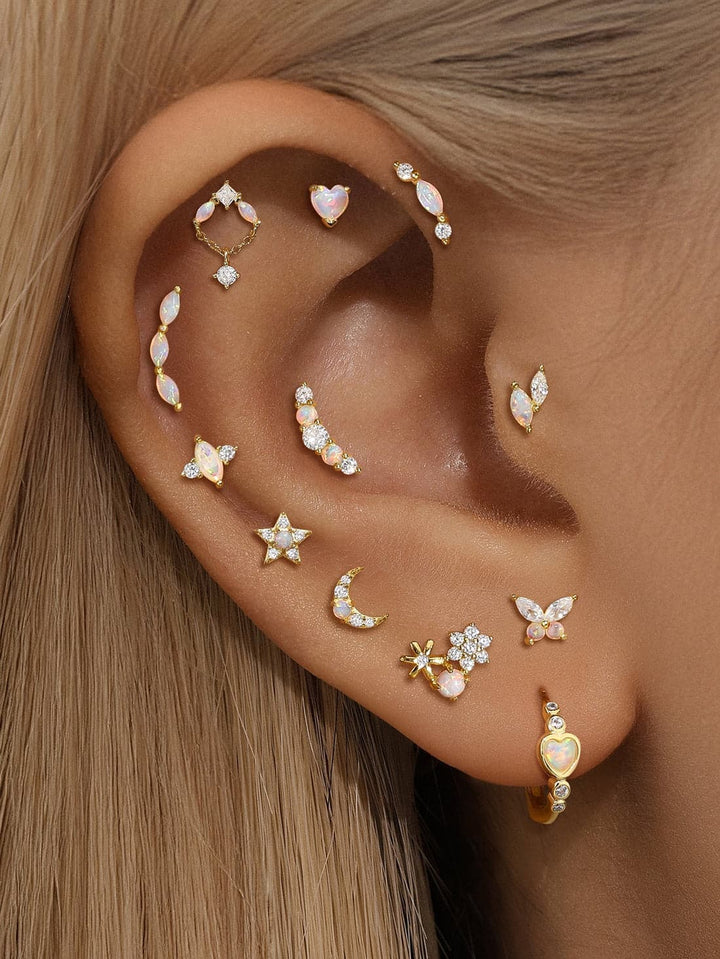 Monika – kleine Ohrringe mit feiner Eleganz.