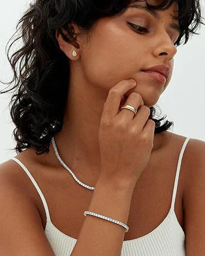 Moissanit Tennisarmbänder