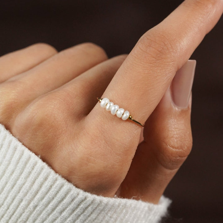 Grace - Ring mit Süßwasserperlen