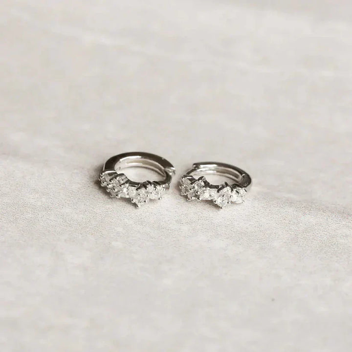 Kristall-Cluster Ohrringe