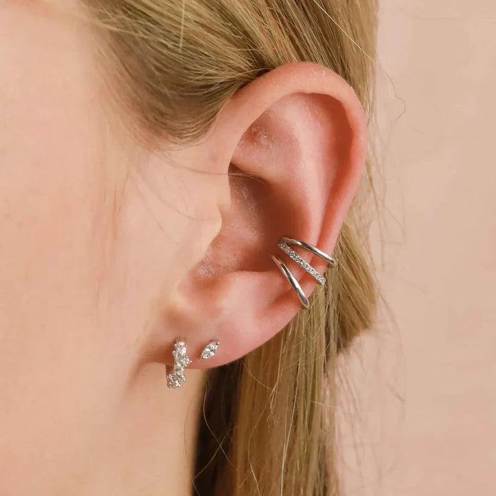 Kristall-Cluster Ohrringe