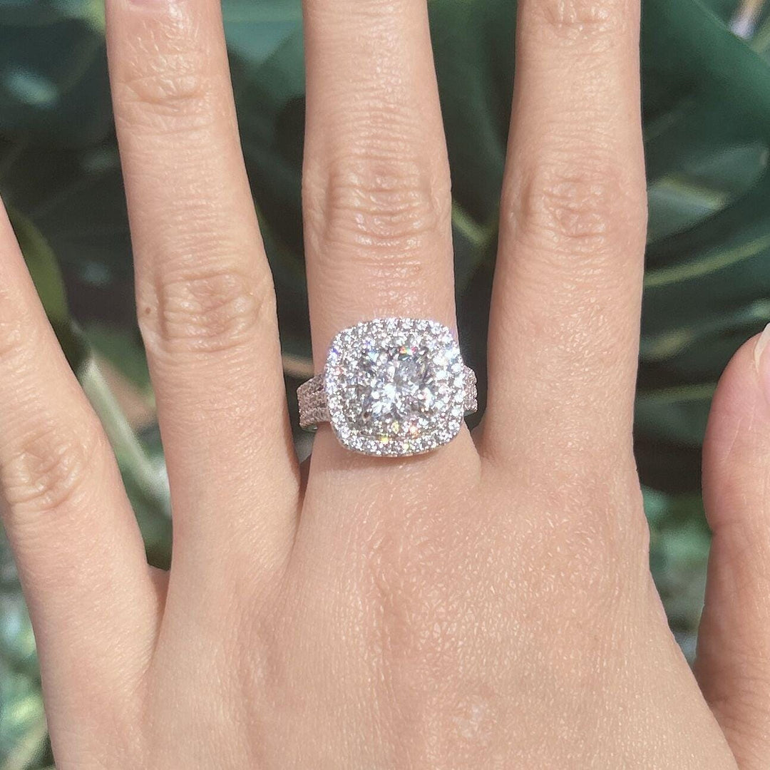 Frieda – Solitärring mit rundem Stein