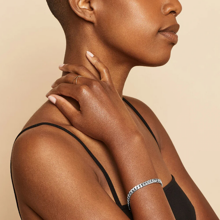 Nehmer Estate Cuban | Weißgold