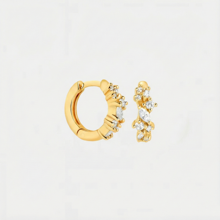 Kristall-Cluster Ohrringe