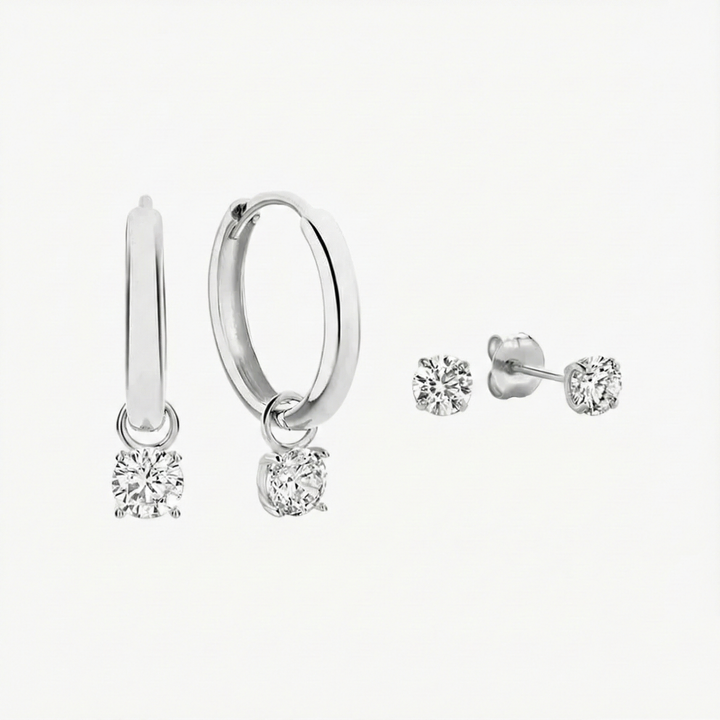 Ohrringe Larmes de Lune Set