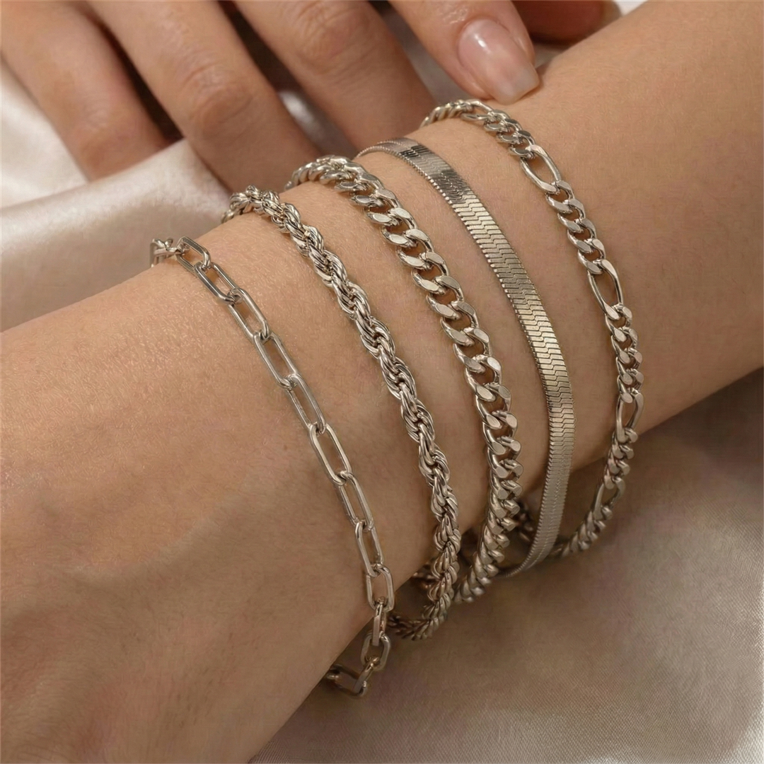 Juna - Armband-Set | Gold