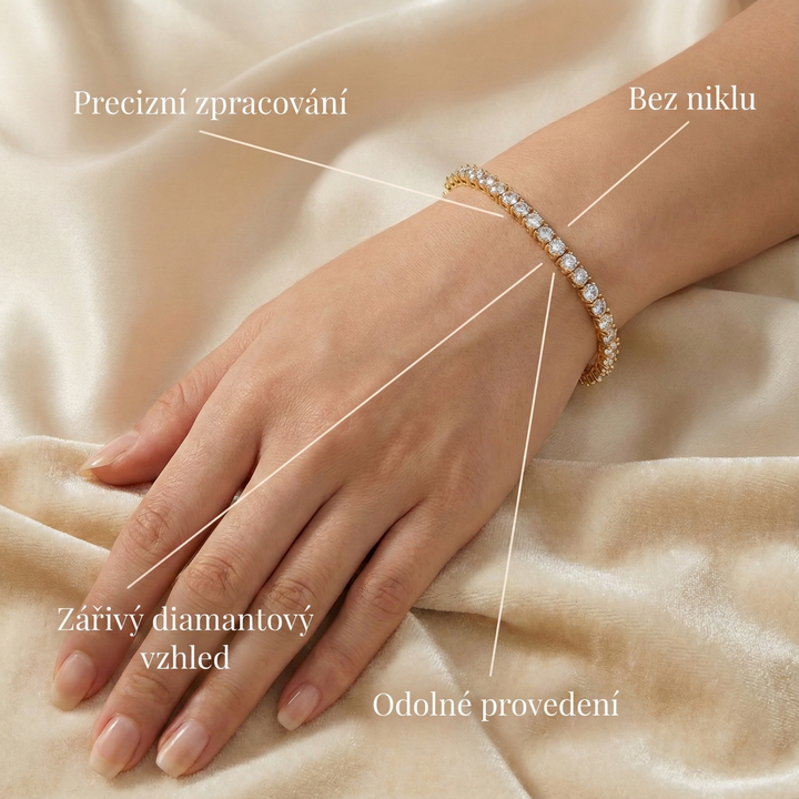 Moissanit Tennisarmbänder