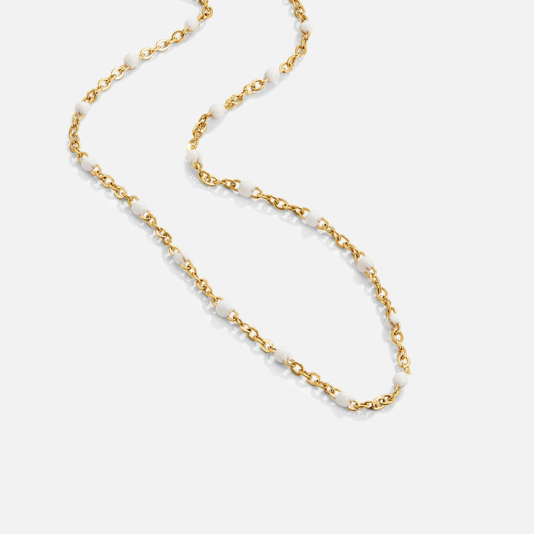 Sabine – Zarter goldener Choker mit Mini-Perlen.
