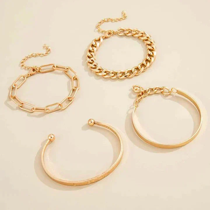 Elan Mercer Armbandsets | Gold