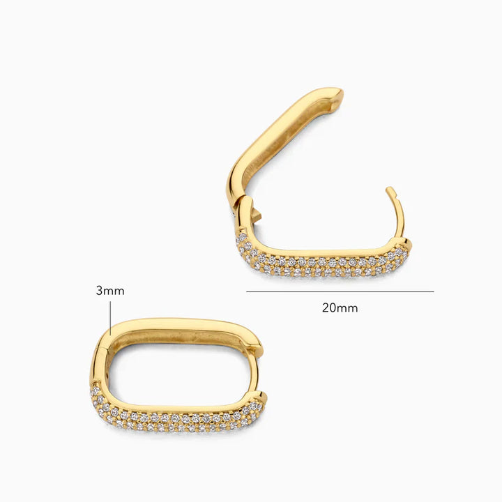 Ikonische Pavé-Ohrringe